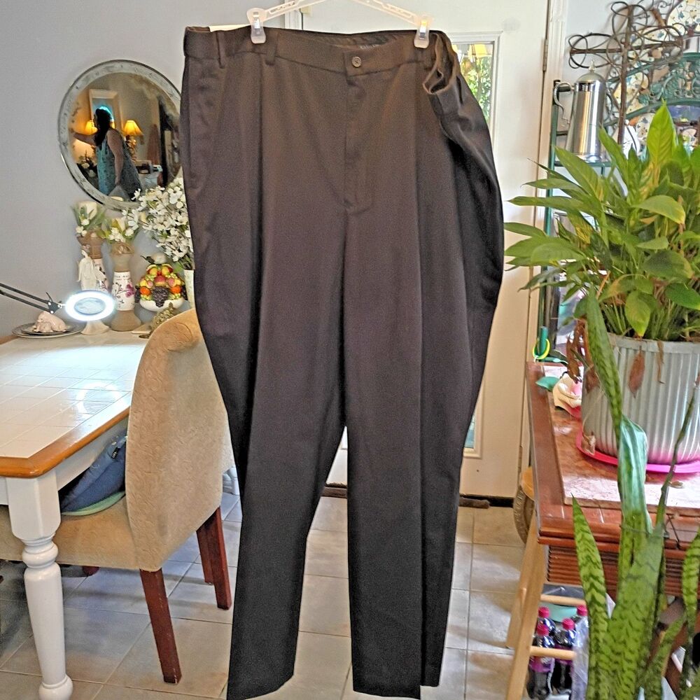 New with Tags Savane 50" X 32" Dress Slacks Dark Grey Tailored 2 U Comfort